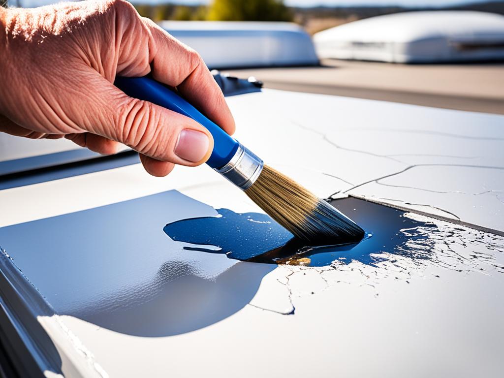 RV roof repair
